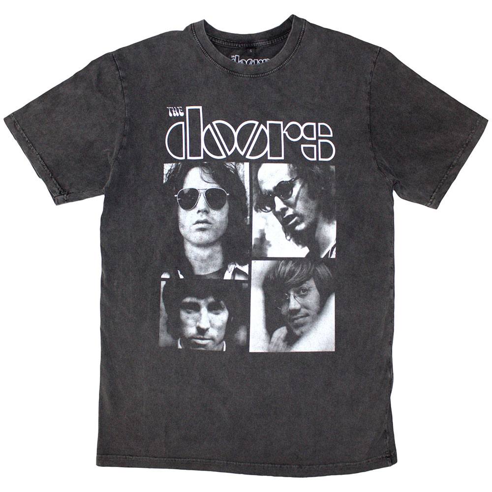 The Doors - Squares Heren Tshirt - Grijs